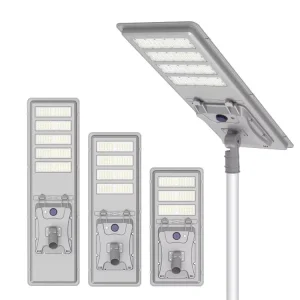 Commercial 40W 60W 80W Road Outdoor High Brightness LED Lamp Housing Integrated Panel Solar Street Light