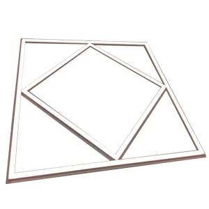 Commercial 48W & 60W LED Panel Light Hospital LED Frame Panel Light 595×595 6000K Square Recessed Panel Ceiling Panel Light
