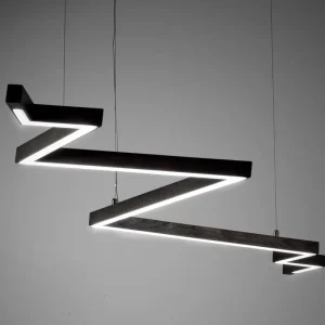 Commercial 5ft Hanging LED Linear Light Seamless Splicing Pendant Profile Light Fixture