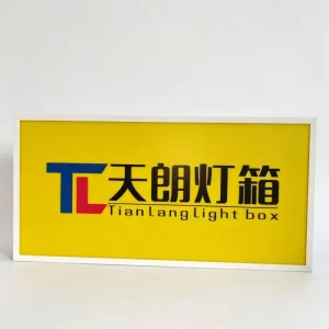Commercial Acrylic Light Box 10cm Wall Mount LED Backlit Sign Display for Gallery Poster Art Exhibition Decorative Lighting