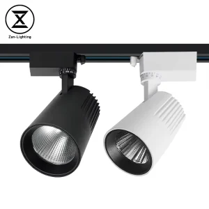 Commercial Adjustable AC 110V-265V Aluminum Spotlight 10W-30W LED Track Light for Modern Indoor Clothing Shops