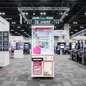 Commercial Anime Modern Arcade Machine with Card Reader Smart Crane Vending for Kids Play Parks