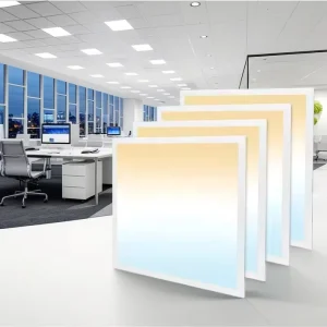 Commercial Back lit LED Panel Light Smart Dimmable Embedded LED Ceiling Panel Light Custom Dimension