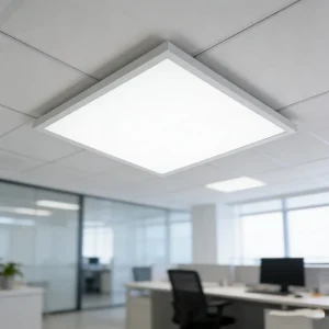 Commercial Back lit LED Panel Light Smart Dimmable Embedded LED Ceiling Panel Light Eageris Driver Custom Dimension