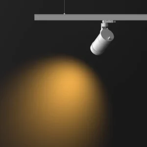 Commercial COB LED Track Light Smart Modern Adjustable Track Lighting 360 Degree CCT Zoomable Track Light
