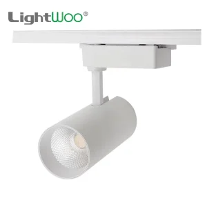 Commercial COB LED Track Light White Black Aluminum 10W 20W 30W Track Lighting Ceiling Focus Light Shop Showrooms Supermarkets