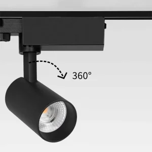Commercial Ceiling Spot Light 120-347V CRI90 Anti Glare Flicker Free 12W Dim to Warm COB LED Track Light