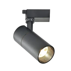 Commercial Ceiling Spot Light Dim to Warm 2700-6500K 7W 4 Wires White Black Aluminum GU10 LED Track Light