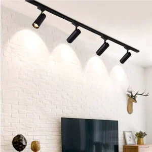 Commercial Clothing Stores Gallery Spotlight Magnetic Rail Installation 6W 10W 12W 20W 30W 40W LED Track Light
