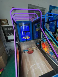Commercial Coin Operated Basketball Shooting Game Machine LED Light Indoor Amusement Arcade Equipment for Game Hall