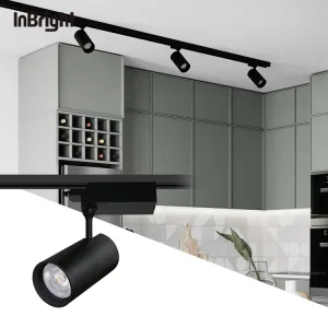 Commercial Dali Dimmable Track Spot Light 14W 18W 26W 30W 35W 40W Adjustable COB Rotate CCT LED Track Lighting