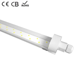 Commercial Dimmable 140lm/W LED Batten Tri Proof Light Waterproof and Dustproof IP65 IK08 for Warehouse Use