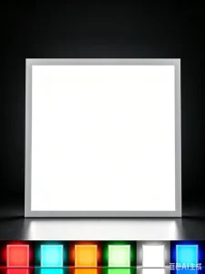 Commercial Dynamic Chasing LED Panel Light 2ft*2ft RGBW Individual Address Pixel Indoor Decor Ceiling Lamp Guangdong Supply