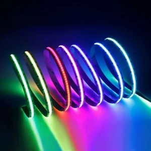 Commercial Full Color RGBW DC12V 24V Magic Digital COB Strip RGBIC LED Strip Light Smart Addressable RGB COB LED Strips
