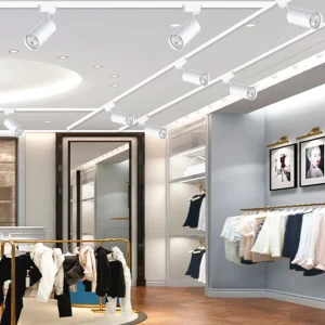 Commercial Grade 20W LED Track Light High Lumen 5CCT Dimmable Aluminum Spot Lighting for Retail Store