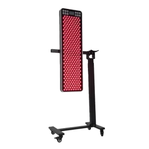 Commercial Grade Adjustable Pneumatic Lift Floor Stand Gas Spring 360 Rotation Iron Frame Red Light Therapy Body Use Sunrecipe