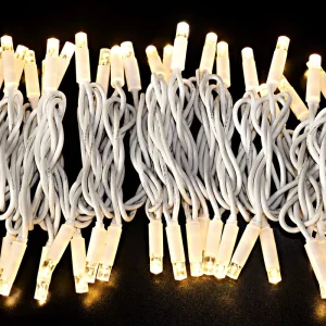 Commercial Grade IP65 Rated Waterproof Outdoor Christmas Tree Decoration 220V Flash LED Rubber String Light