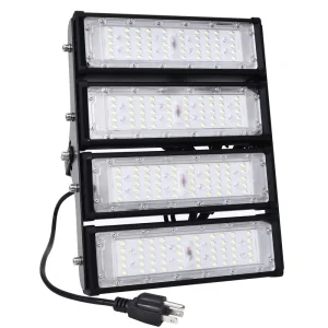 Commercial Grade IP66 Weatherproof Integrated Lighting System LED Outdoor Flood Light for Industrial Warehouse