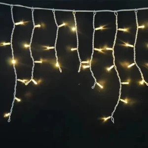Commercial Grade IP67 Waterproof 3000K Connectable LED Icicle Curtain Lights Outdoor Lighting Christmas