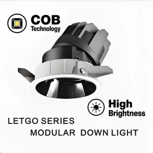 Commercial High Brightness Trimless Recessed Spotlights SMD Cob High Power LED Light for Supermarket