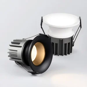 Commercial Home Modern Smart Flicker Free CRI>90 Anti-Glare Dimmable Embedded COB Aluminum Ceiling LED Spotlight Warm White