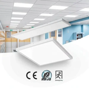 Commercial Home Office Lighting Dimmable 60x60mm Square Panel Light Surface Mount Ceiling LED Panel Light Fixture IP44 3 Year