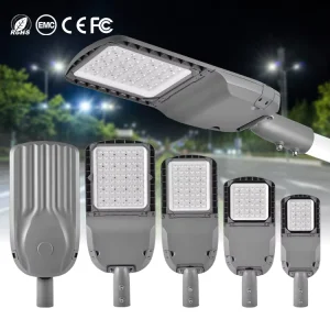 Commercial IP66 50W 100W 150W 200W 120Lm 130Lm Die Cast Aluminum Outdoor Main Road Park LED Street Light