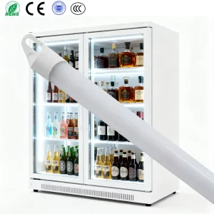 Commercial IP67 Waterproof Led Refrigerator Lighting Fixtures PC Material LED Linear Batten Light Cooler Lighting Equipment
