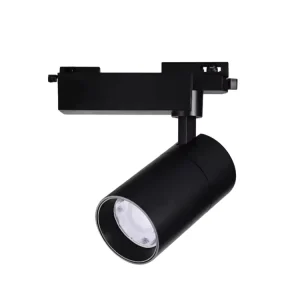 Commercial Indoor Moveable Track Lamp Anti Dazzle Track Lighting System Black White LED Ceiling Track Lights for Shop