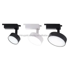 Commercial Indoor Track Light Ceiling Dimmable Rail Lighting 7W 12W 18W 24W Adjustable Track Spotlight
