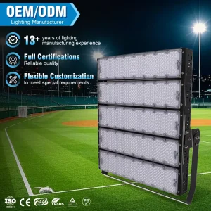 Bulk Supply Available Ip65 Aluminum 100V 277V 200W 400W 600W 800W 1000W 1200W Outdoor Floodlight Led Flood Light Stadium Light