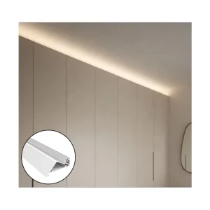 Commercial Knife Edge LED Aluminum Profile for Ceiling Cove Lighting Indirect Wall Washer Linear Light Fixture