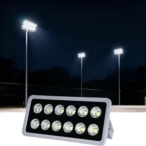 Commercial LED Flood Light 600W IP65 Waterproof for Construction Site Basketball Court Outdoor Area Lighting System