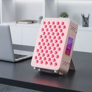 Commercial LED Light Therapy System 3W Chip High Power Density Panel Zero EMF Certified Portable Face Skincare Device US Desktop