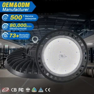 Commercial LED Lights Industrial Warehouse Workshop Lighting Highbay 100W 150W 200W 240W 300W LED High Bay Light