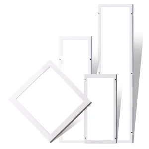 Commercial LED Panel Light Manufacturer Direct Sales Ultra-thin Aluminum Embedded Ceiling Light with 2-Year Warranty High CRI 80