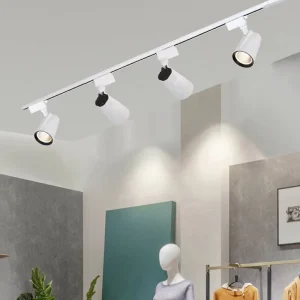 Commercial LED Track Lights Surface Mounted Spotlights for Clothing Stores Shopping Malls Exhibition Halls Display