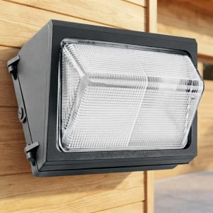 Commercial LED Wall Pack Light IP65 Waterproof Field Selectable Wattage CCT Exterior Wall Mount Security Lighting Fixture