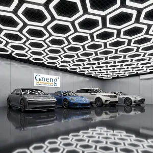 Commercial Lamp 80mm Wide LED Ceiling Light Garage Car Showroom LED Hexagon Light