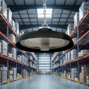 Commercial Lighting Fixture 5700K CCT 185Lm/W Led Suspended High Bay Light with IP65 Aluminum Housing