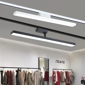 Commercial Lighting Track Light Adjustable Color Temperature Clothing Store Showroom Hotel Gallery Ceiling Linear Pendant Lamp