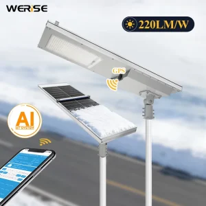 Commercial Lighting for Highway Square Factory Public Area IP65 Waterproof High Lumen Brightness Solar Street Light