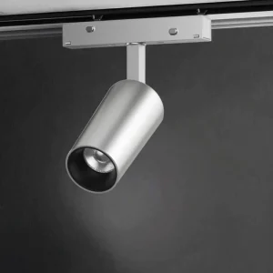 Commercial Modern Round Shape Track Spotlight Adjustable Dimmable Magnetic COB LED Light Indoor Decoration Lighting