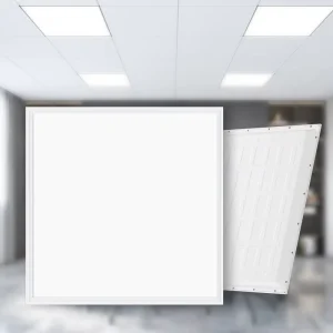Commercial Office Lighting Indoor Aluminum 2×2 2×4 600×600 60×60 SKD Square Recessed Backlit LED Panel IP20 Rated