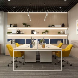 Commercial Office Renovation Interior Design 3D Rendering Turnkey Fit Out Custom Space Planning Solution