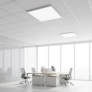 Commercial Office Square LED Panel Light 60×60 Iron Frame 110Lm/W 3000K 4000K 6500K Adjustable Color Indoor Lighting