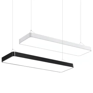 Commercial Office Supermarket LED Line Light 36W 42W 72W Suspending Rectangle Panel Ceiling Lamp