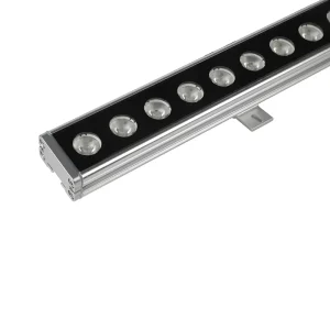 Commercial Outdoor Building Facade Lighting IP67 Wall Washer with DMX Aluminum Body LED Light Source for Landscape