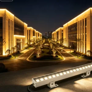 Commercial Outdoor LED Wall Washer Lighting for Architectural Facade Projects