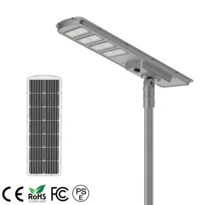 Commercial Outdoor Light for 6 9mts Poles Ip65 Integrated Aluminum Solar LED Street Lights 500watts